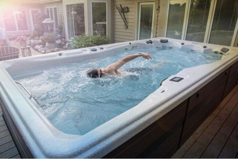 above ground pools with hot tub