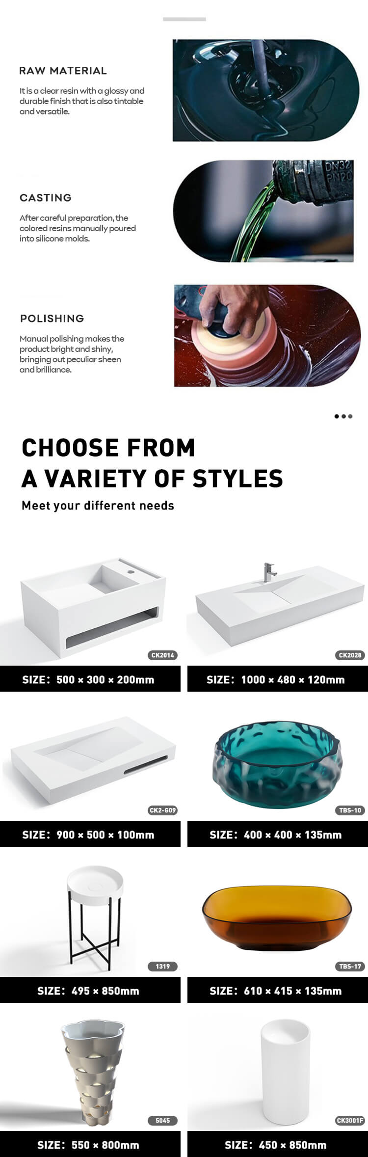 Solid Surface Bathroom Sink